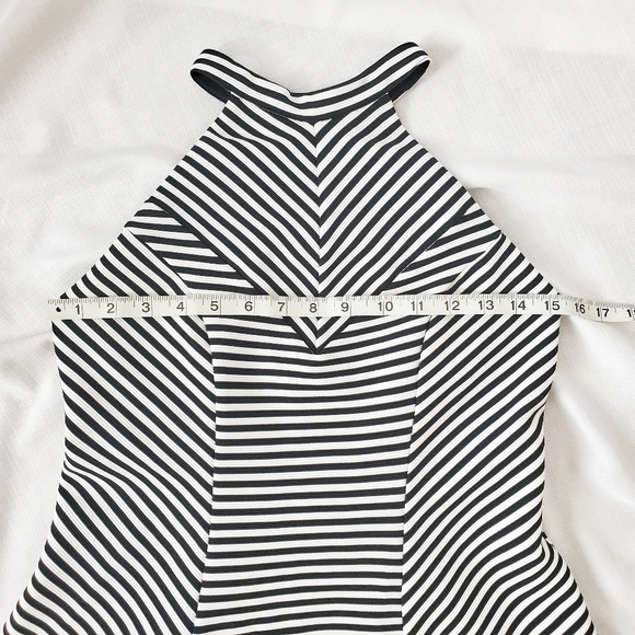 Guess peplum striped halter top - Picture 4 of 8